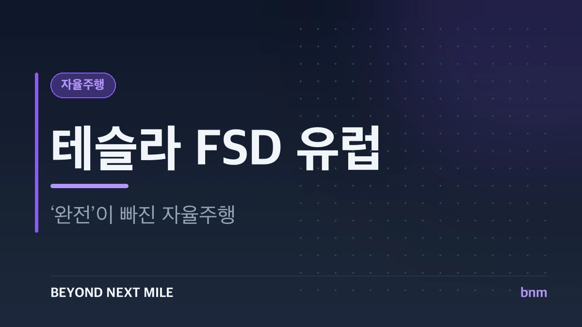 테슬라 FSD